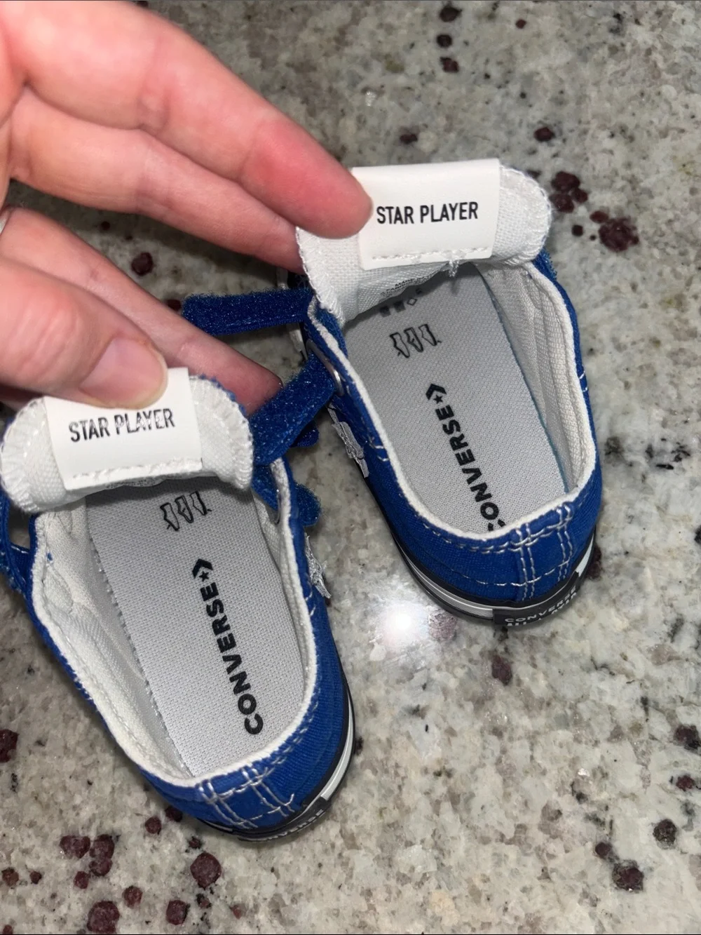 Converse Royal Blue Low-Top Velcro Sneakers